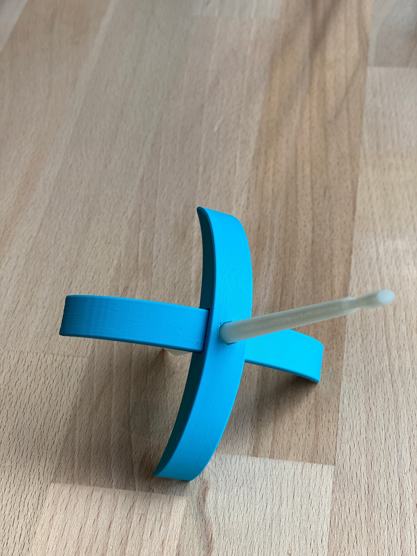 Persian Medium 3D printed Turkish Spindle - aqua