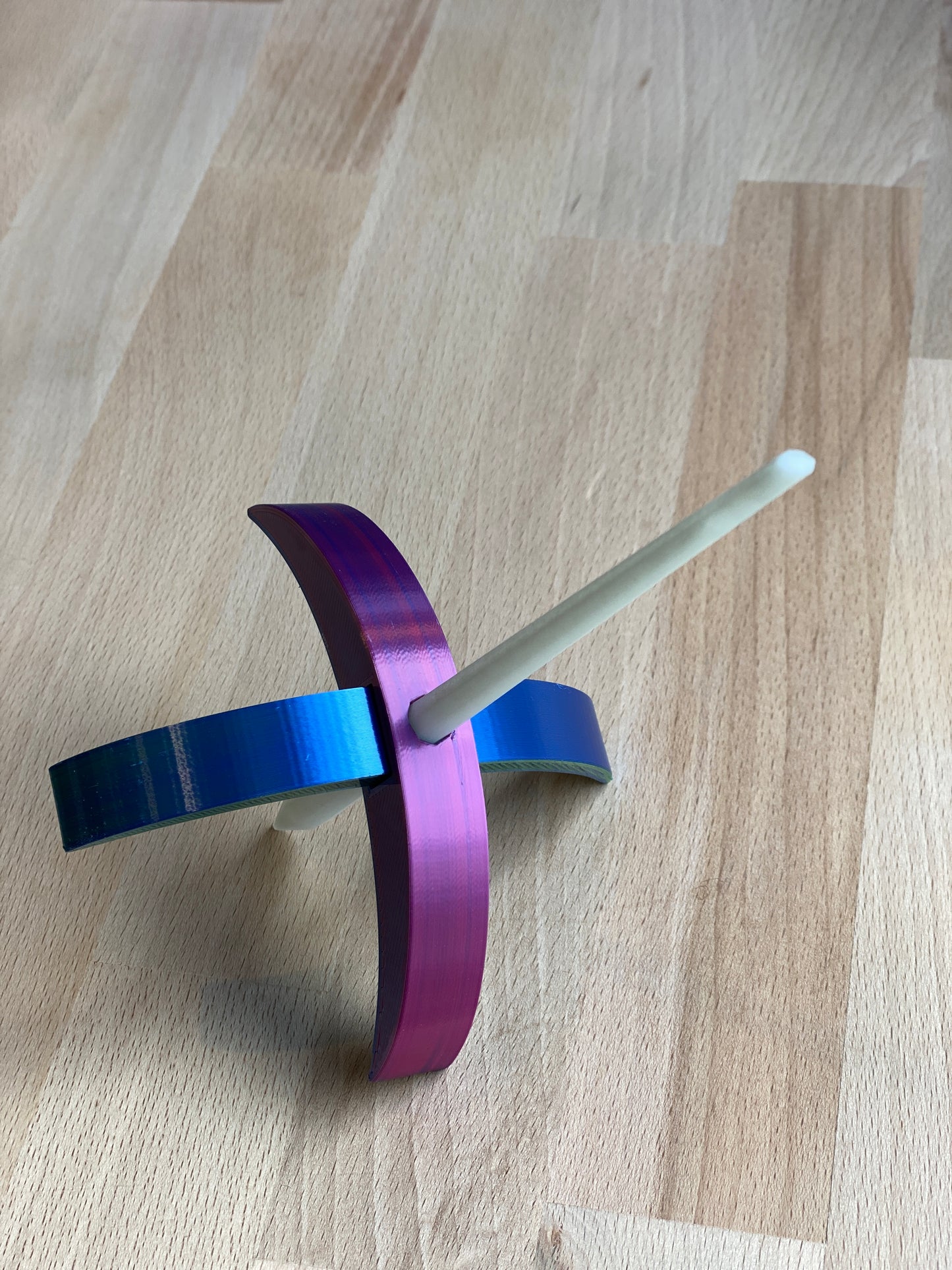 Ragdoll 3D printed Turkish Spindle - two tone purple