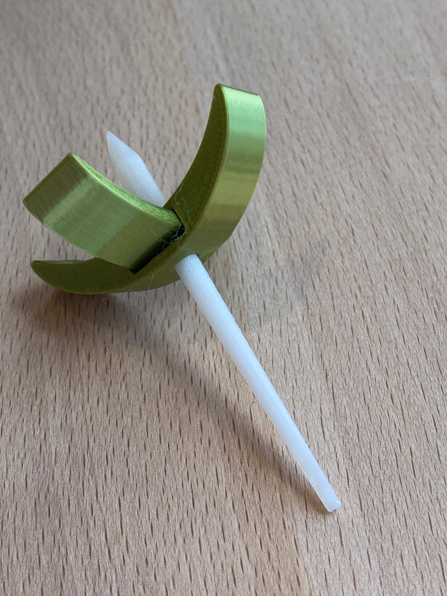 Kitty XS 3D printed Turkish Spindle - green