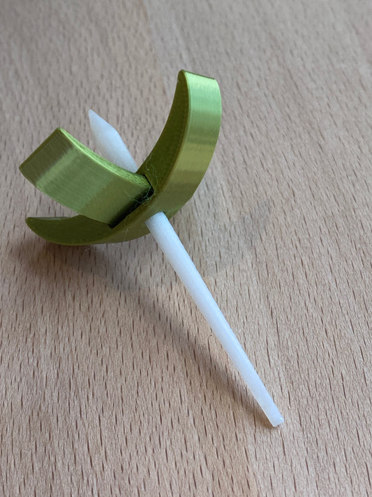 Kitty XS 3D printed Turkish Spindle - green