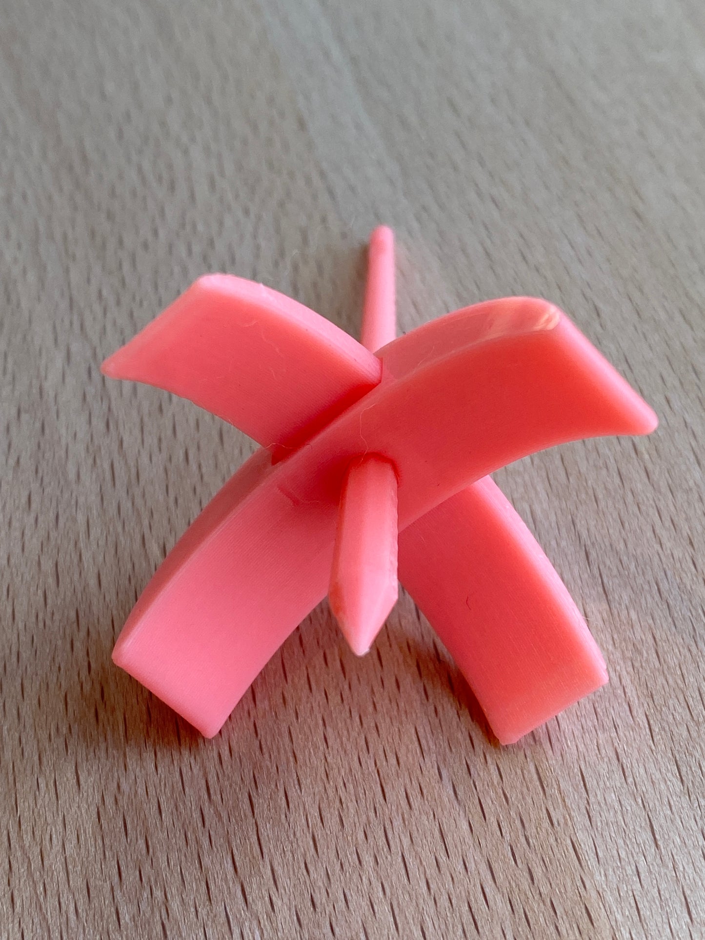 Kitty XS 3D printed Turkish Spindle - bright pale pink
