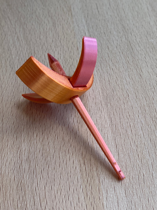 Kitty XS 3D printed Turkish Spindle - orange