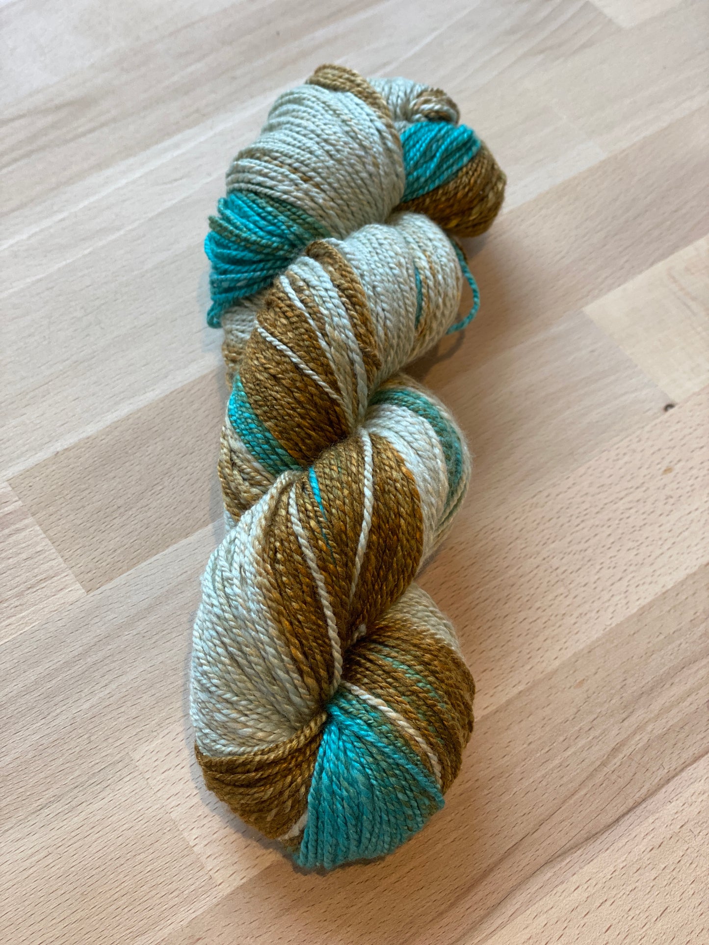 Handspun Yarn - Merino Silk Gradient 3-4ply