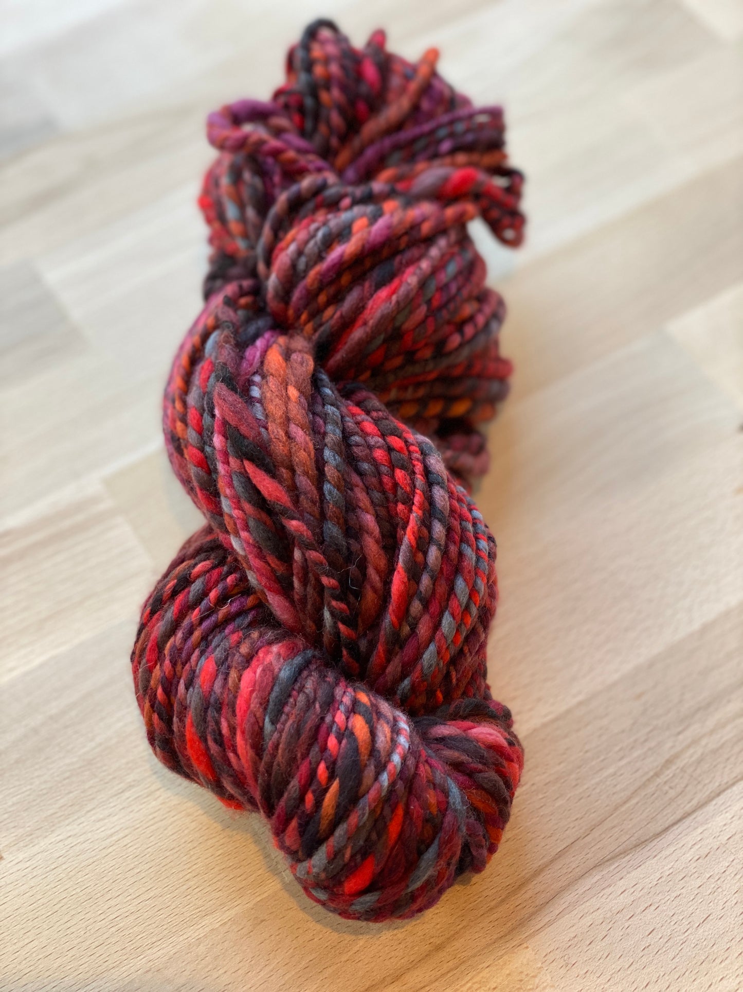 Handspun Yarn - Merino, Angora, Cashmere - Chunky