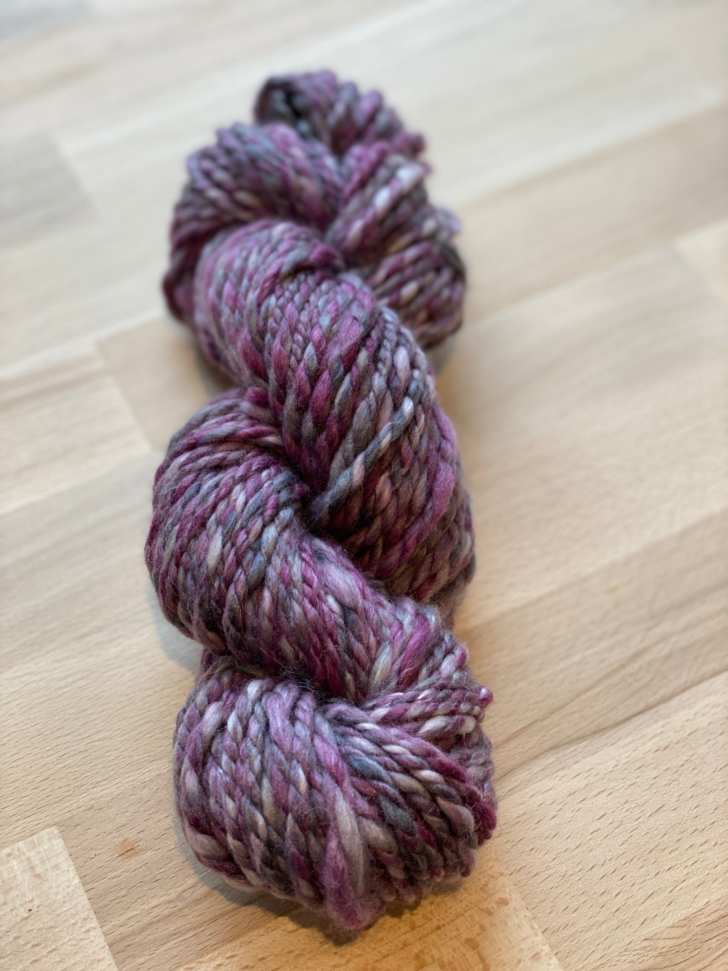Handspun Yarn - Merino, Tencel, Angora, Cashmere - Chunky