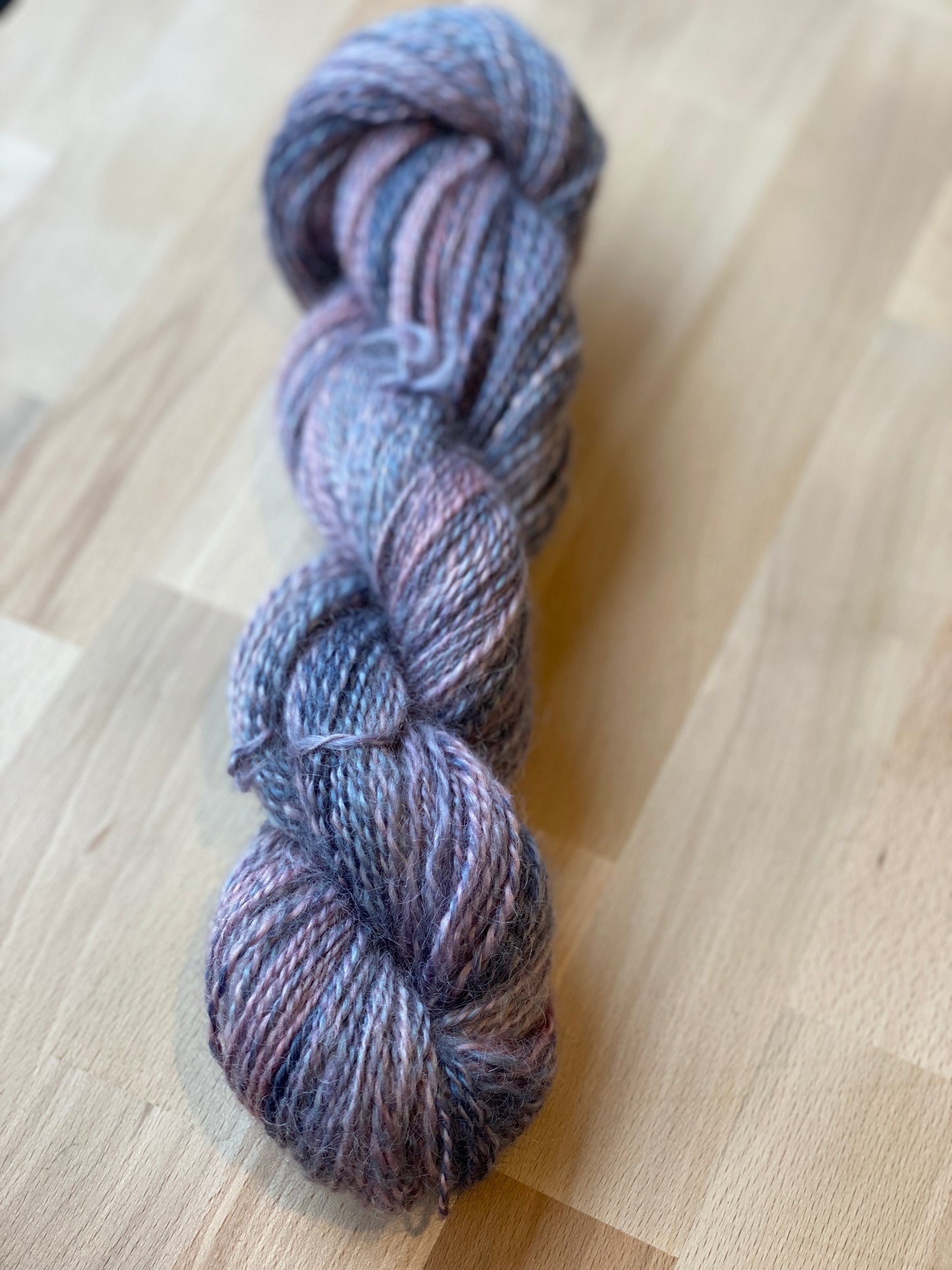 Handspun Yarn - Wensleydale - 4ply