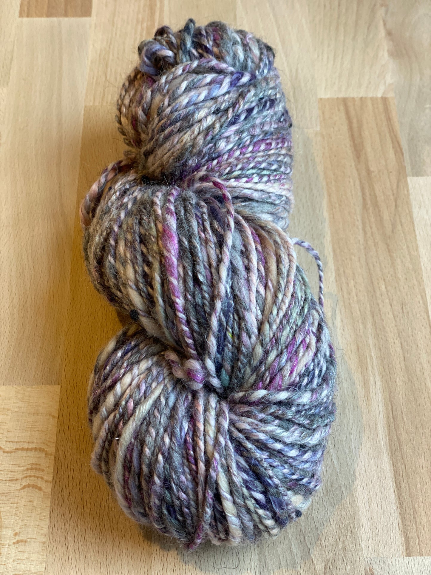Handspun Yarn - Merino, Silk, BFL, Alpaca, Mohair, Gotland, Wool Nepps and Glitz - Bulky