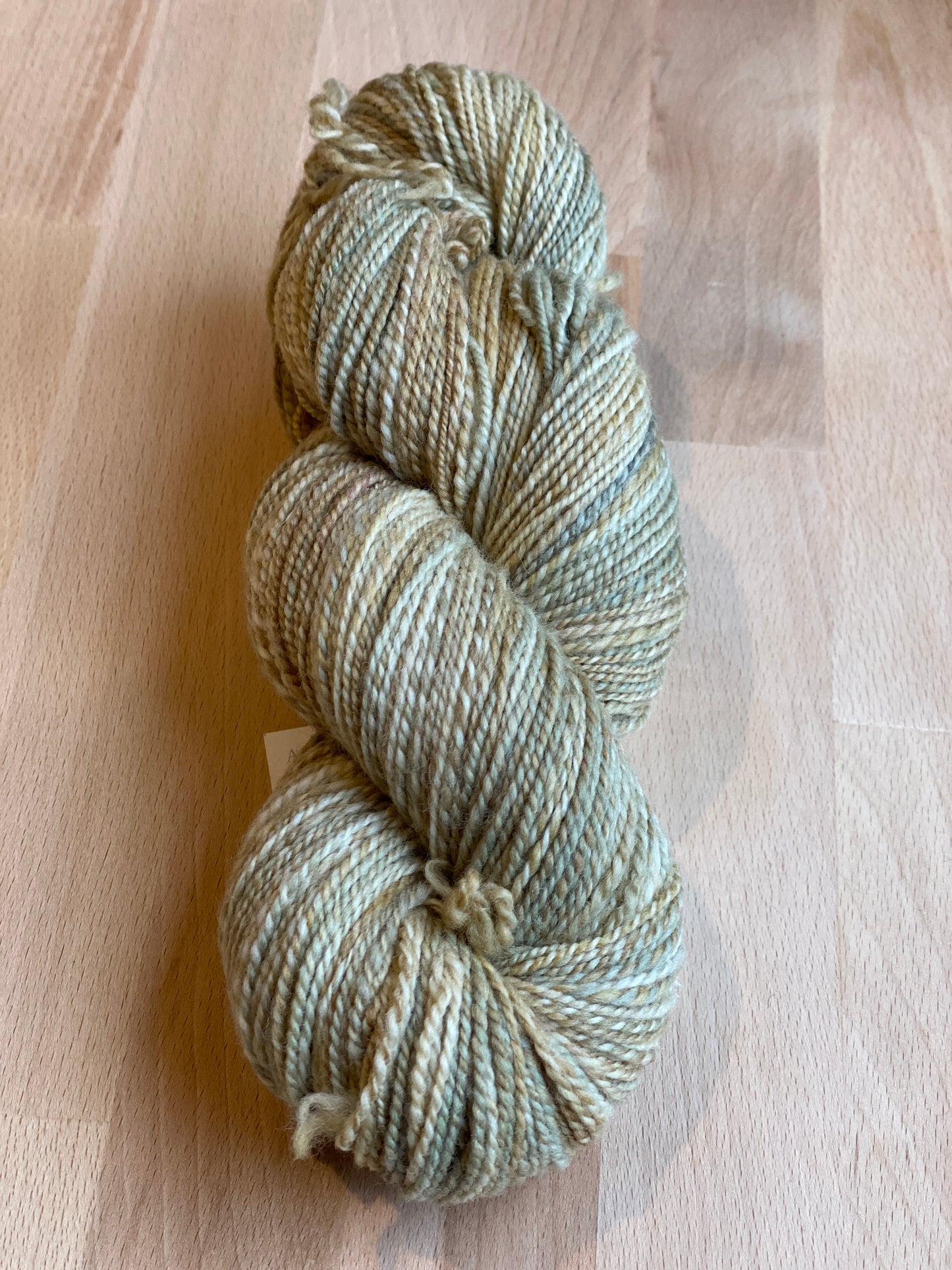 Handspun Yarn - Rambouillet and Silk - 4ply