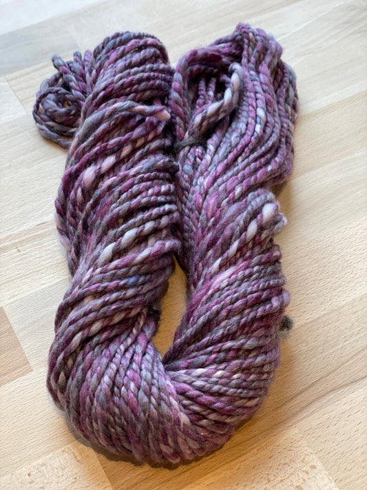 Handspun Yarn - Merino, Tencel, Angora, Cashmere - Chunky