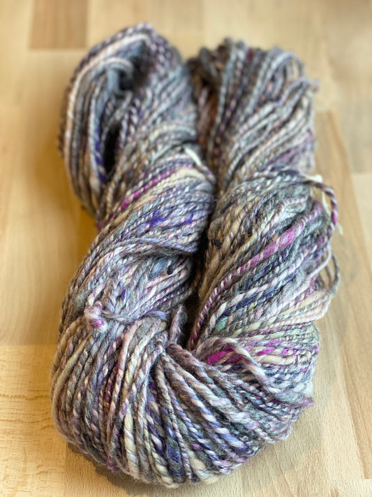 Handspun Yarn - Merino, Silk, BFL, Alpaca, Mohair, Gotland, Wool Nepps and Glitz - Bulky
