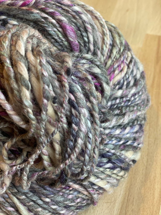 Handspun Yarn - Merino, Silk, BFL, Alpaca, Mohair, Gotland, Wool Nepps and Glitz - Bulky