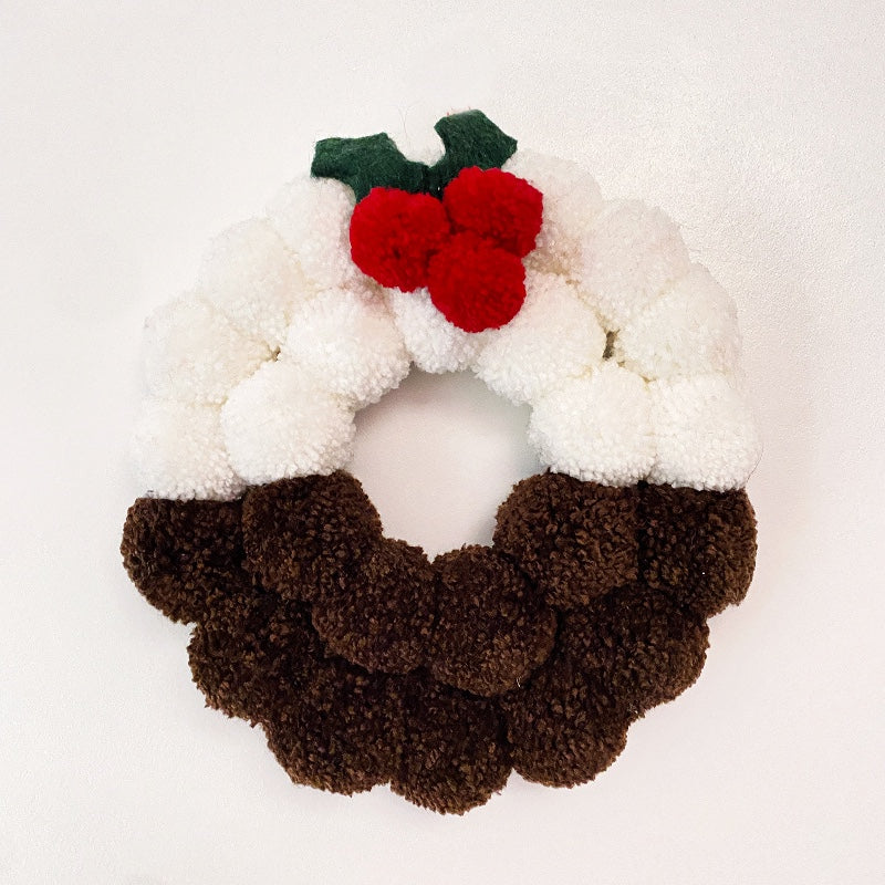 Small Pom Pom Christmas Pud