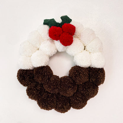 Small Pom Pom Christmas Pud