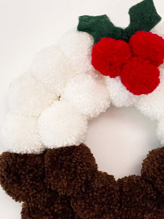 Small Pom Pom Christmas Pud