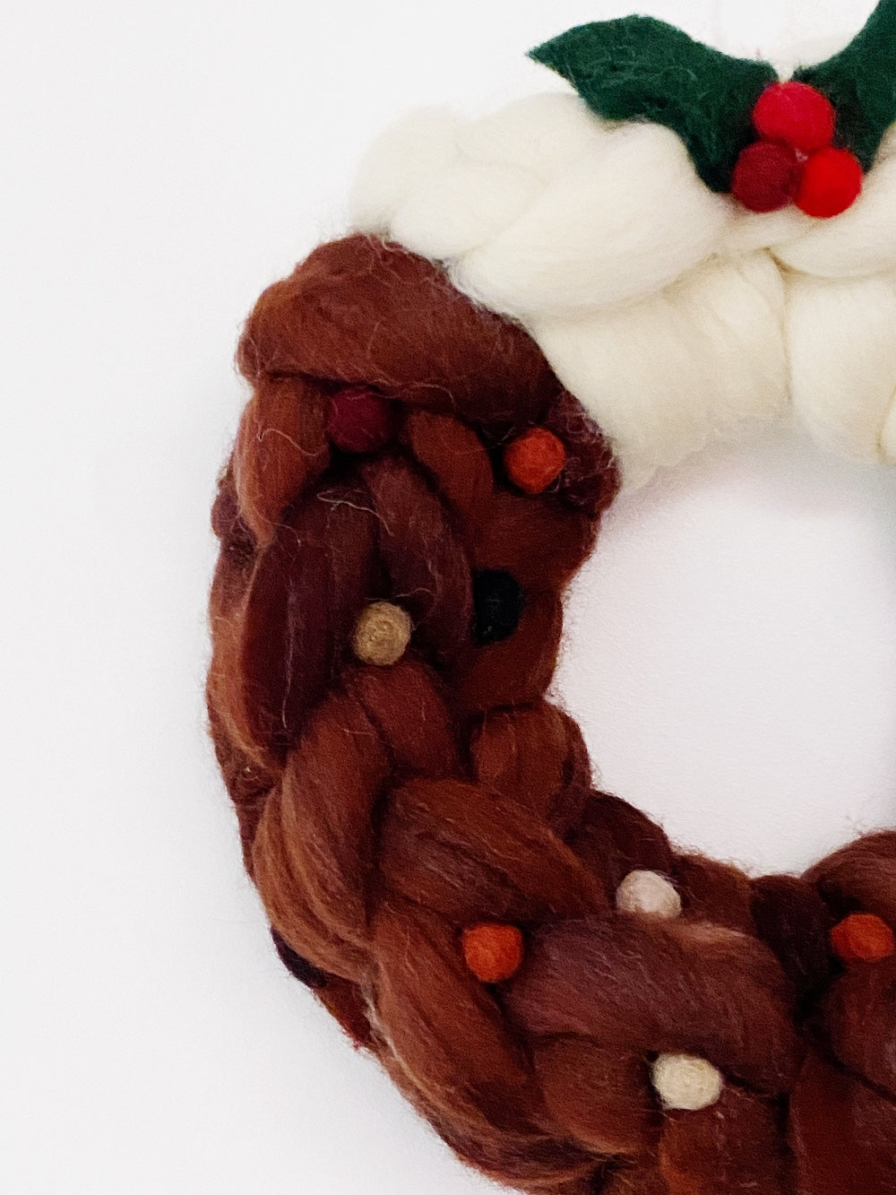 Small Christmas Pud Wreath (A)