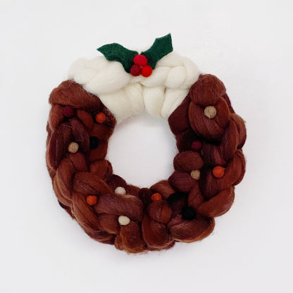 Small Christmas Pud Wreath (A)
